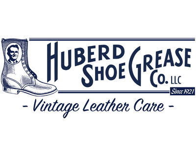 Huberd Shoe Grease Co. LLC Banner. Vintage Leather Care