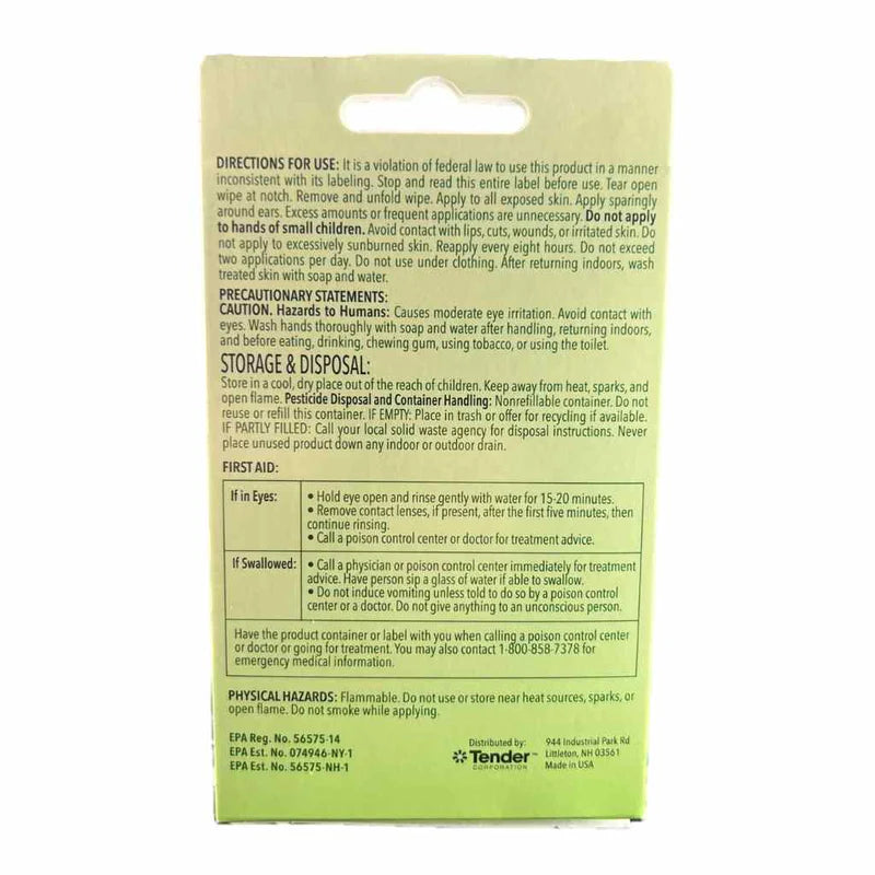 Natrapel Picaridin Wipes