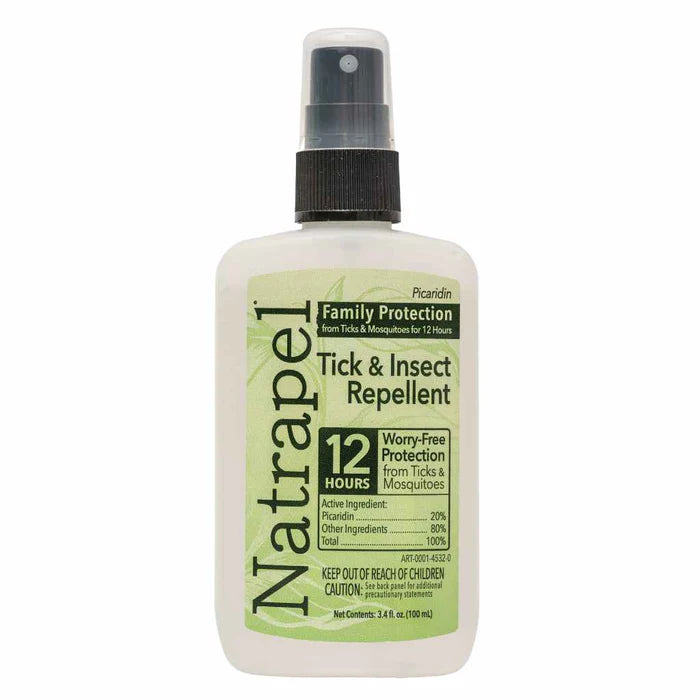 Natrapel 3.4oz Pump Spray Tick and Insect Repellent (white box)