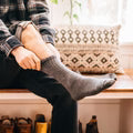 Men's The Standard Crew Cushioned Lightweight Lifestyle Socks | Rye