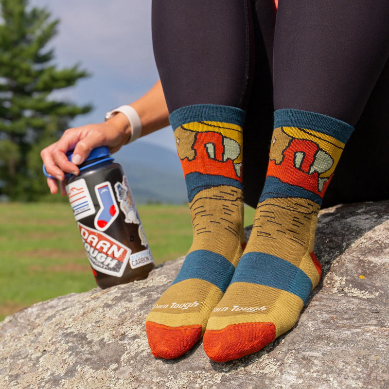 Women's Celeste Micro Crew Midweight Hiking Socks | Sandstone