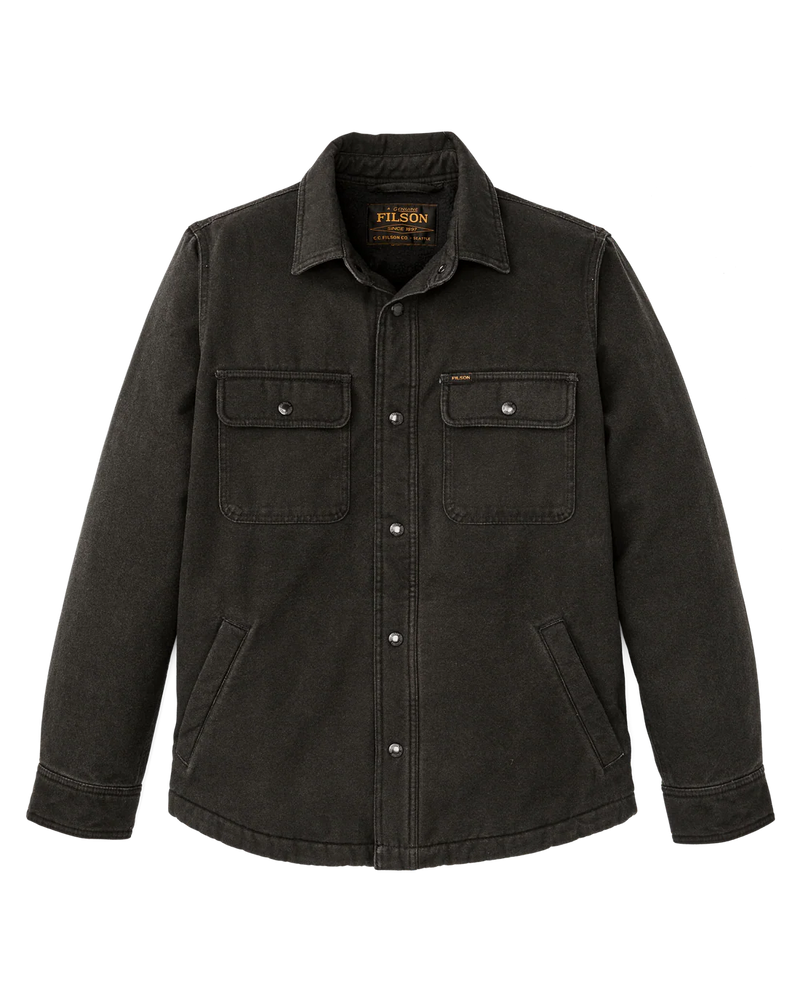 Men's Fleece Lined Jacket Shirt | Peat