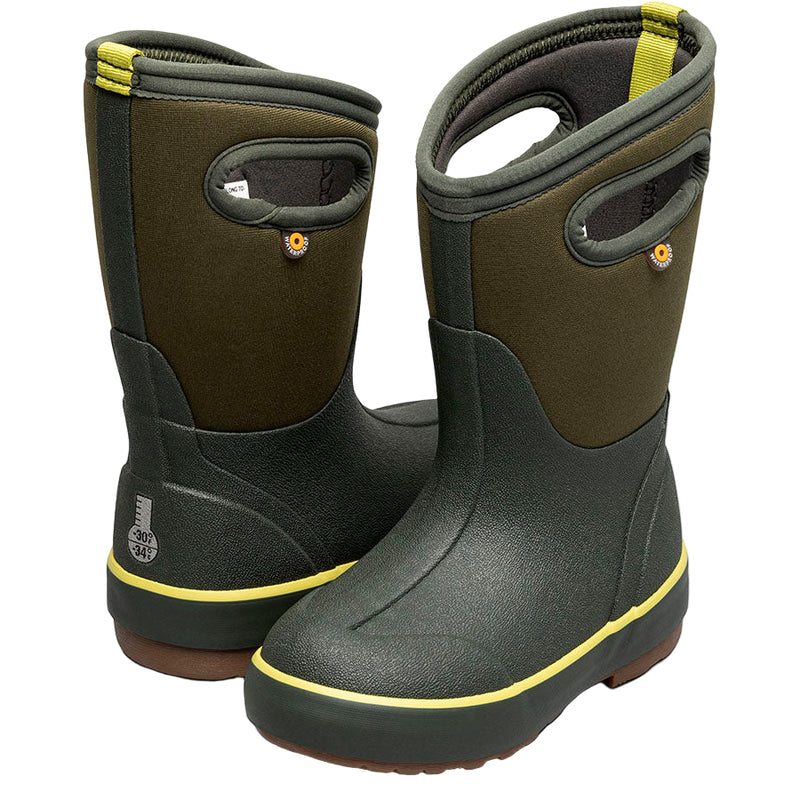 Kids' Classic II Solid Boots | Dark Green