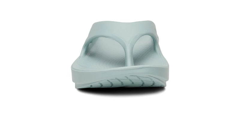Light blue sandal on a white background