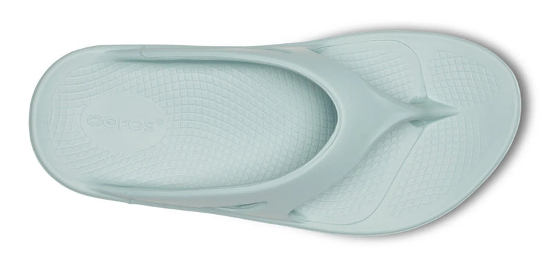 Light blue sandal on a white background
