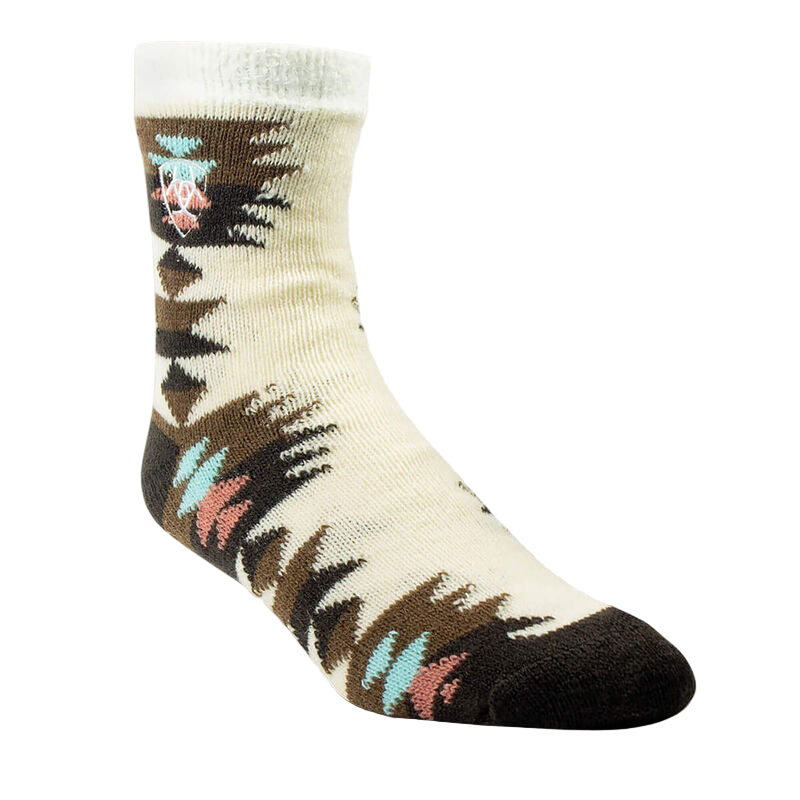Sock with a pattern on a beige background