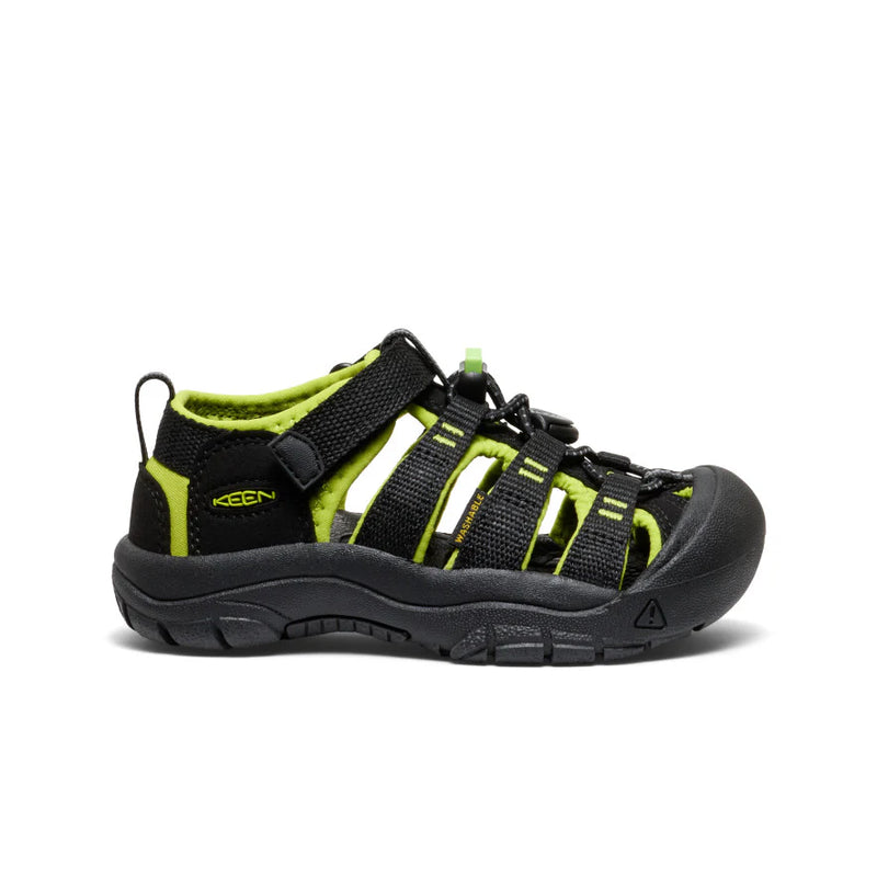 Kids' Newport H2 | Black/Lime Green