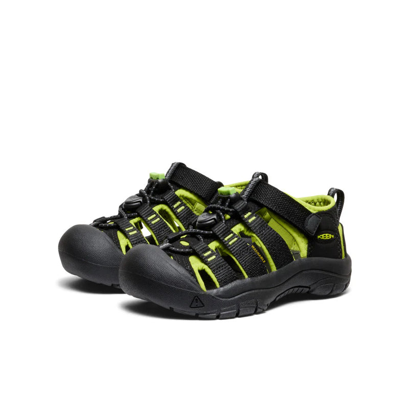 Kids' Newport H2 | Black/Lime Green