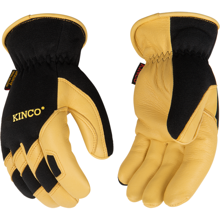 KincoPro™ Lined Premium Grain Deerskin & Synthetic Hybrid Gloves