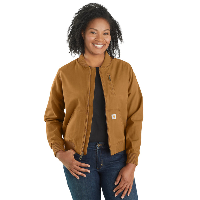 Carhartt Womens Rugged Flex Relaxed Fit Canvas Jacket