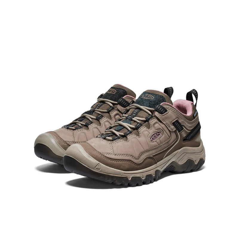 Women's Targhee IV Waterproof Hiking Shoe | Brindle/Nostalgia Rose