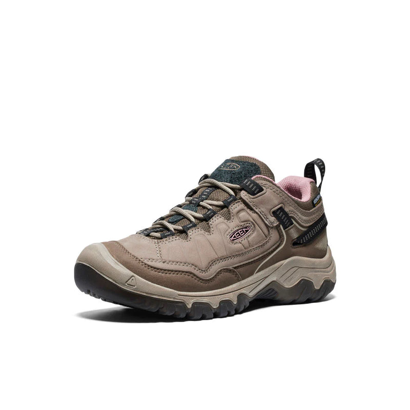 Women's Targhee IV Waterproof Hiking Shoe | Brindle/Nostalgia Rose