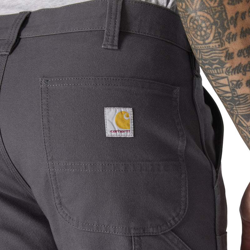 Men's Relaxed Straight Rugged Flex™ Duck Double-Front Dungaree | Shadow