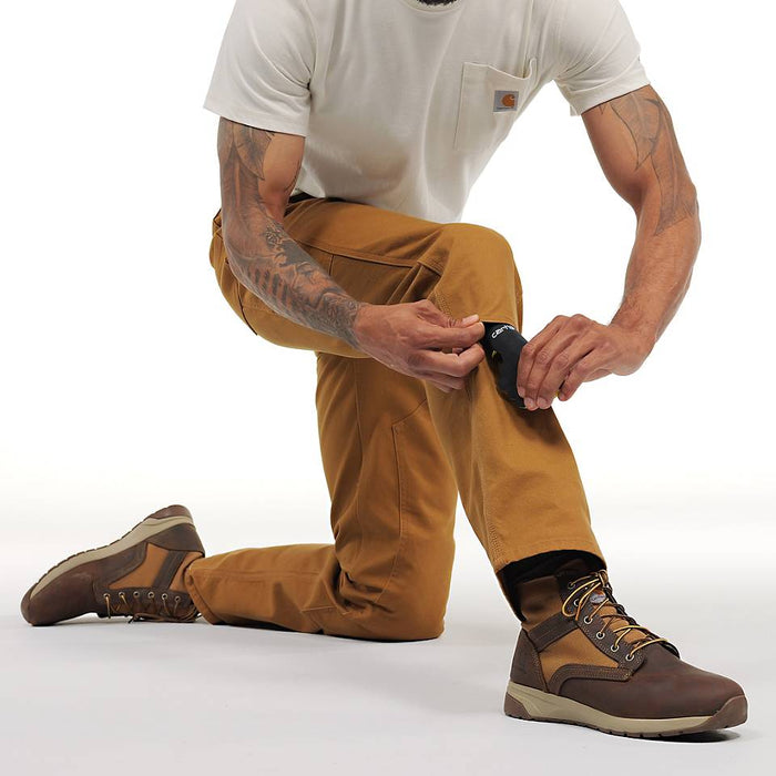 Men's Utility Double-Knee Work Pant - Relaxed Fit - Rugged Flex - Duck | CARHARTT BROWN