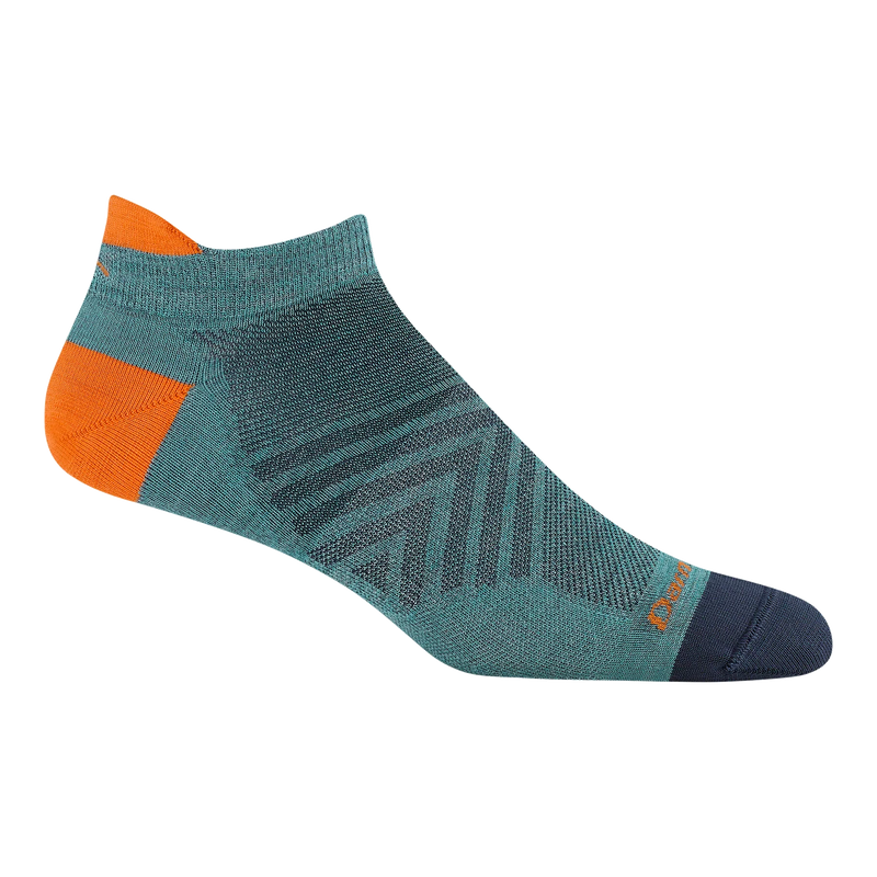 Men's Run Ultralight No Cushion No Show Tab Socks | Aqua