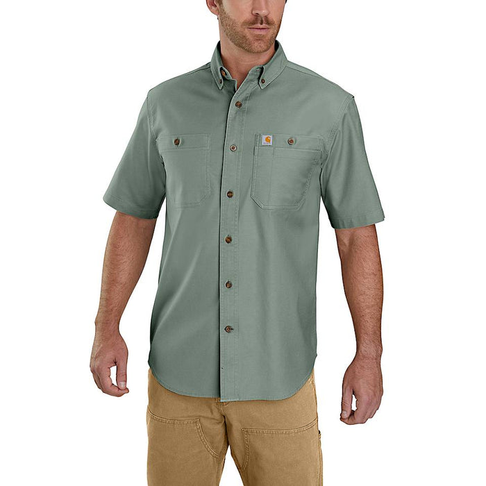 Carhartt Mens Rugged Flex Rigby Short Sleeve Work Shirt