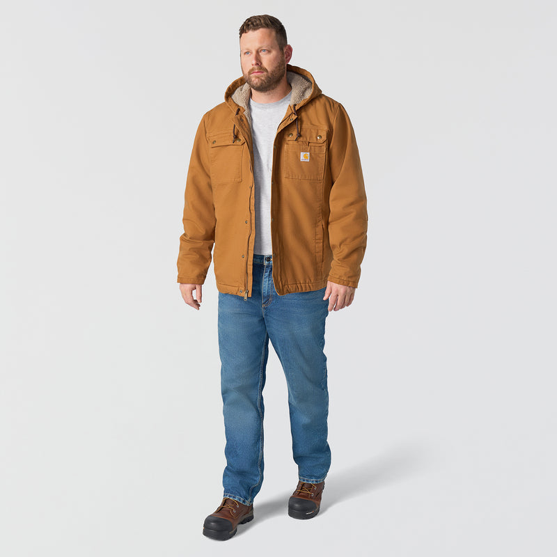 Men's Washed Duck Bartlett Jacket | Carhartt Brown