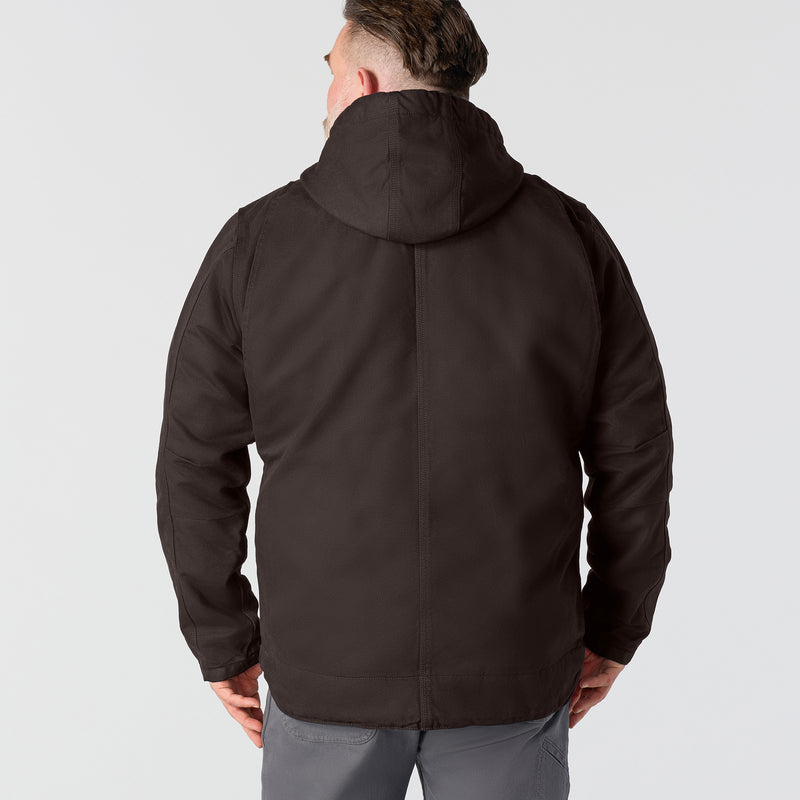 Men's Washed Duck Bartlett Jacket | Dark Brown