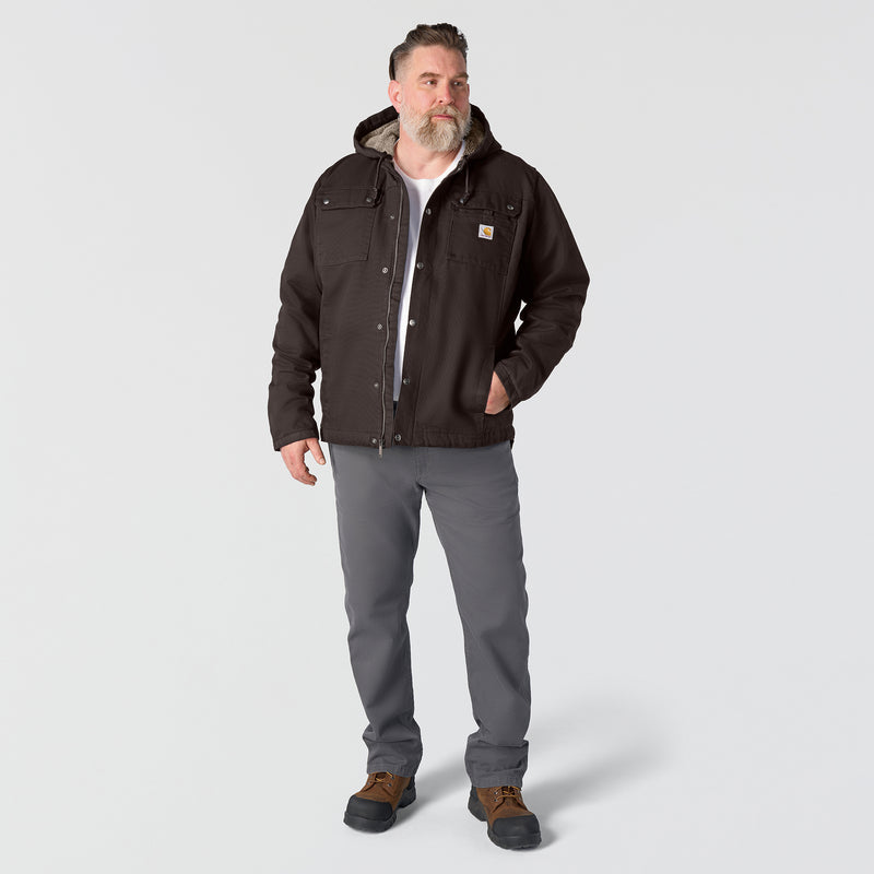 Men's Washed Duck Bartlett Jacket | Dark Brown