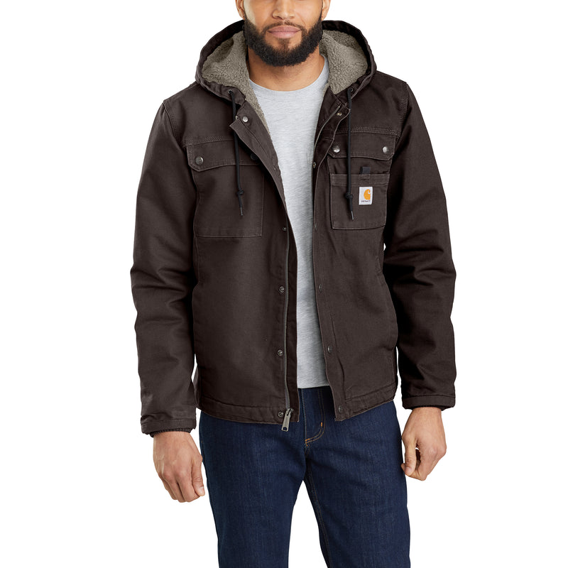 Men's Washed Duck Bartlett Jacket | Dark Brown