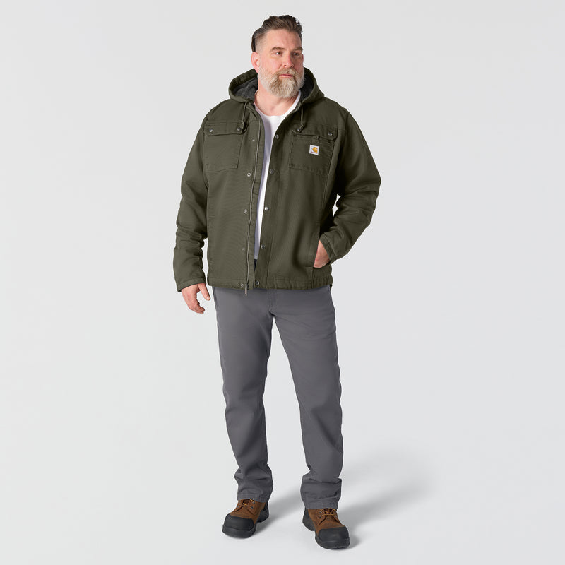 Men's Washed Duck Bartlett Jacket | Moss