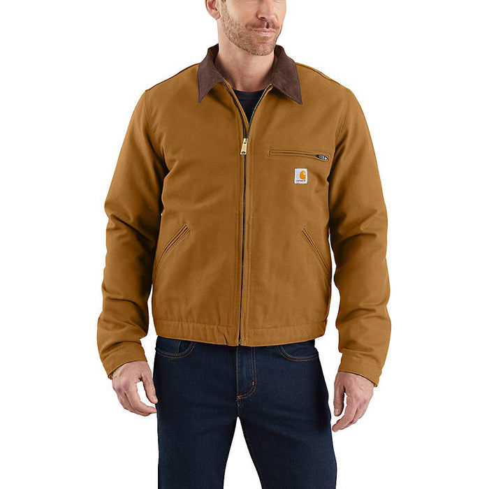 Carhartt Mens Relaxed Fit Duck Blanket Lined Detroit Jacket