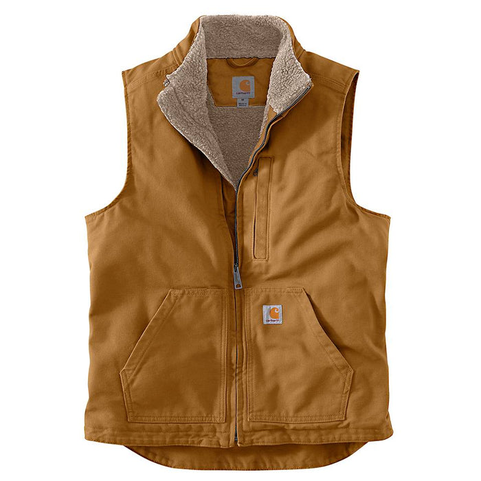 Carhartt Mens Sherpa Lined Mock Neck Vest Big and Tall Sizes