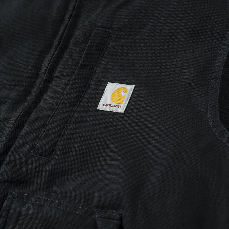 Carhartt Men's Sherpa-Lined Mock Neck Vest | Black