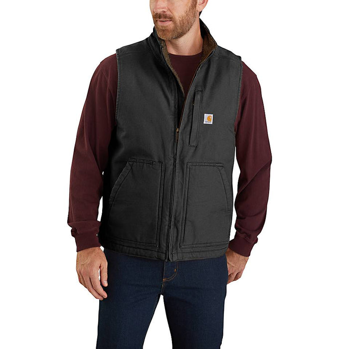 Carhartt Mens Sherpa Lined Mock Neck Vest Big and Tall Sizes