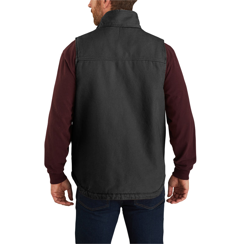 Carhartt Men's Sherpa-Lined Mock Neck Vest | Black