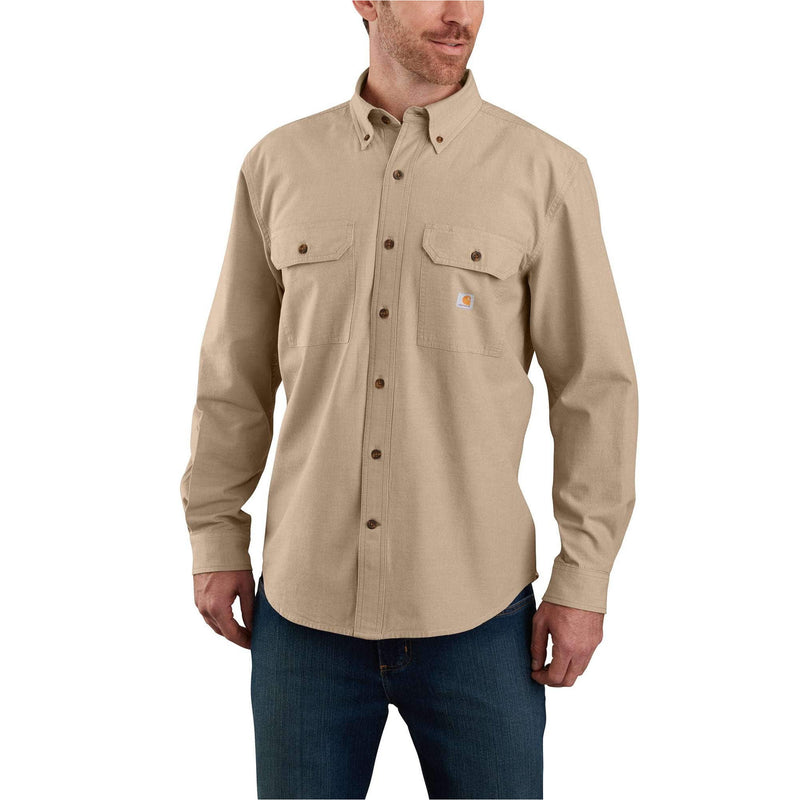 Men's Fort Loose Long Sleeve Chambray Shirt