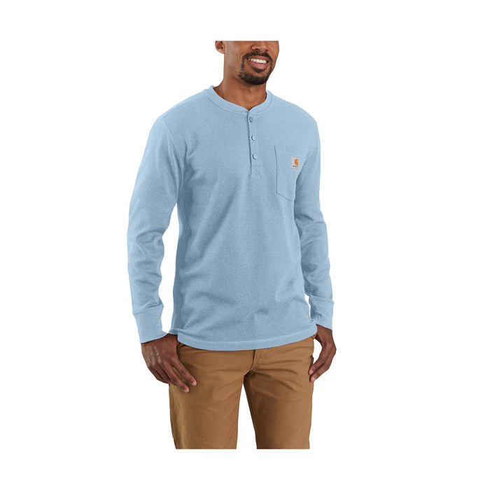 Carhartt Mens Heavyweight Relaxed Fit Thermal Long Sleeve Pocket Henley