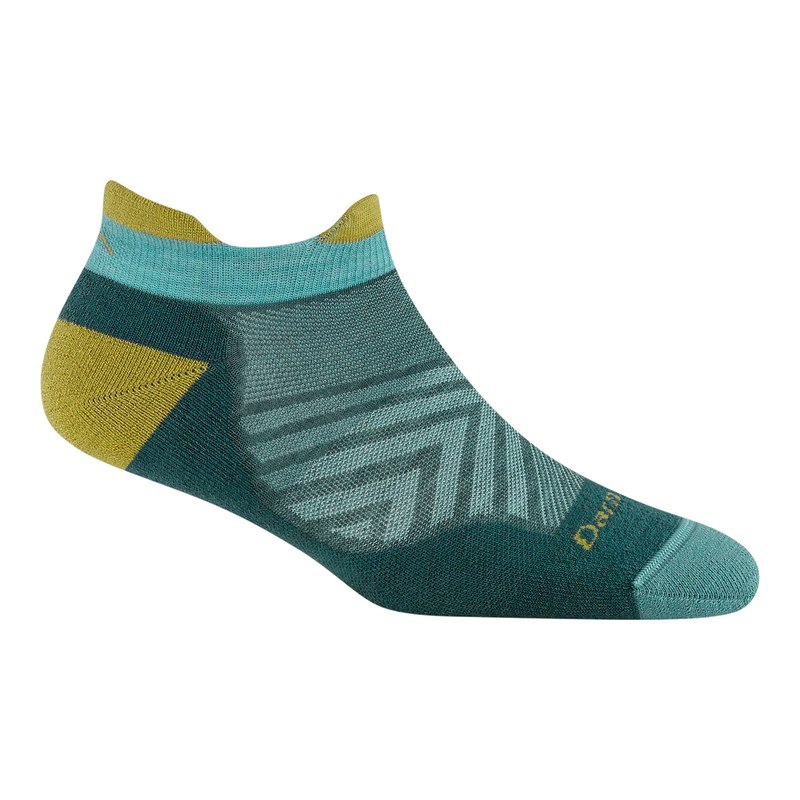 Women's Run Ultralight Cushion No Show Tab Sock | Teal