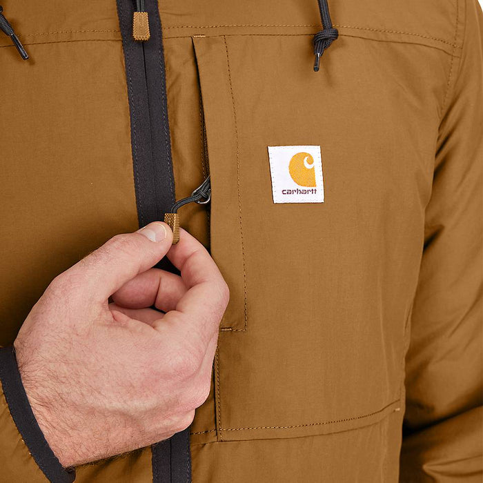 Carhartt Mens Rain Defender Relaxed Fit Reversible Fleece Lined Jacket