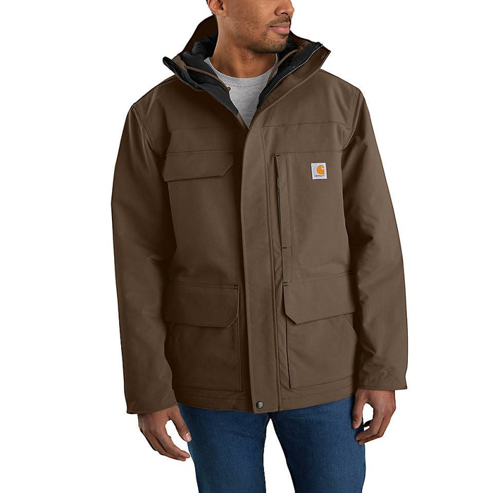 Carhartt Mens Super Dux Relaxed Fit Insulated Traditional Coat