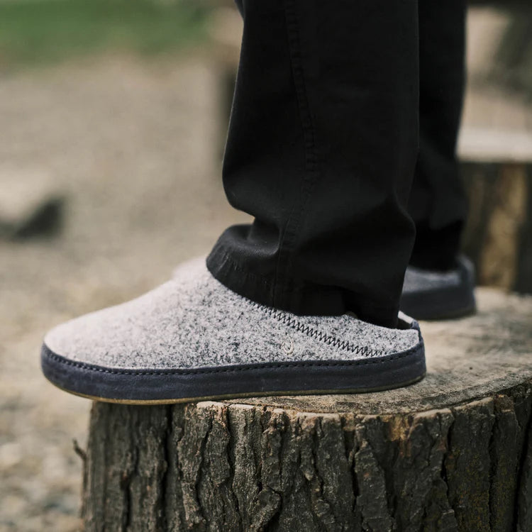 Men's Hāmani Hulu Wool Slipper | Graphite