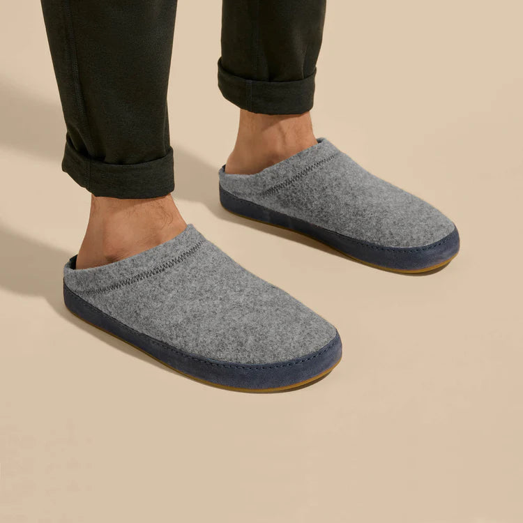 Men's Hāmani Hulu Wool Slipper | Graphite