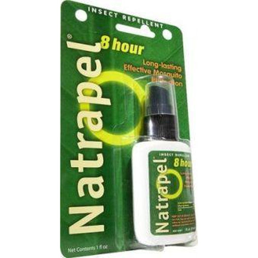 An insect repellent in its package on a white background