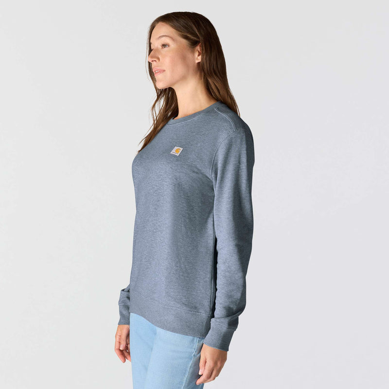 Women's TENCEL™ Fiber Series Crewneck Sweatshirt | Faded Navy Heather