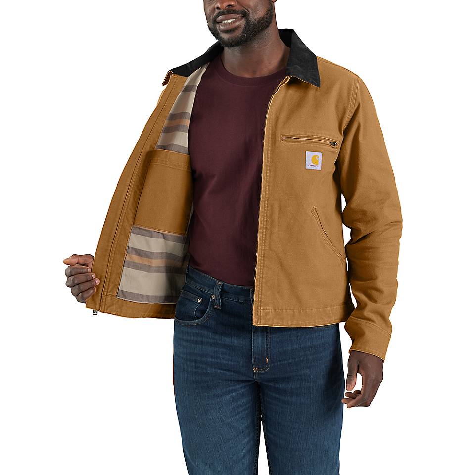 Men's Re-Engineered Rugged Flex® Relaxed Fit Duck Detroit Jacket