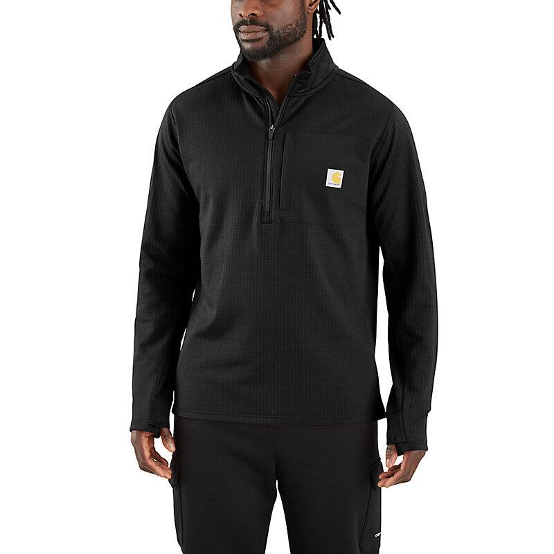 Force Ironwood Relaxed 1/2-Zip Mock Neck | Black