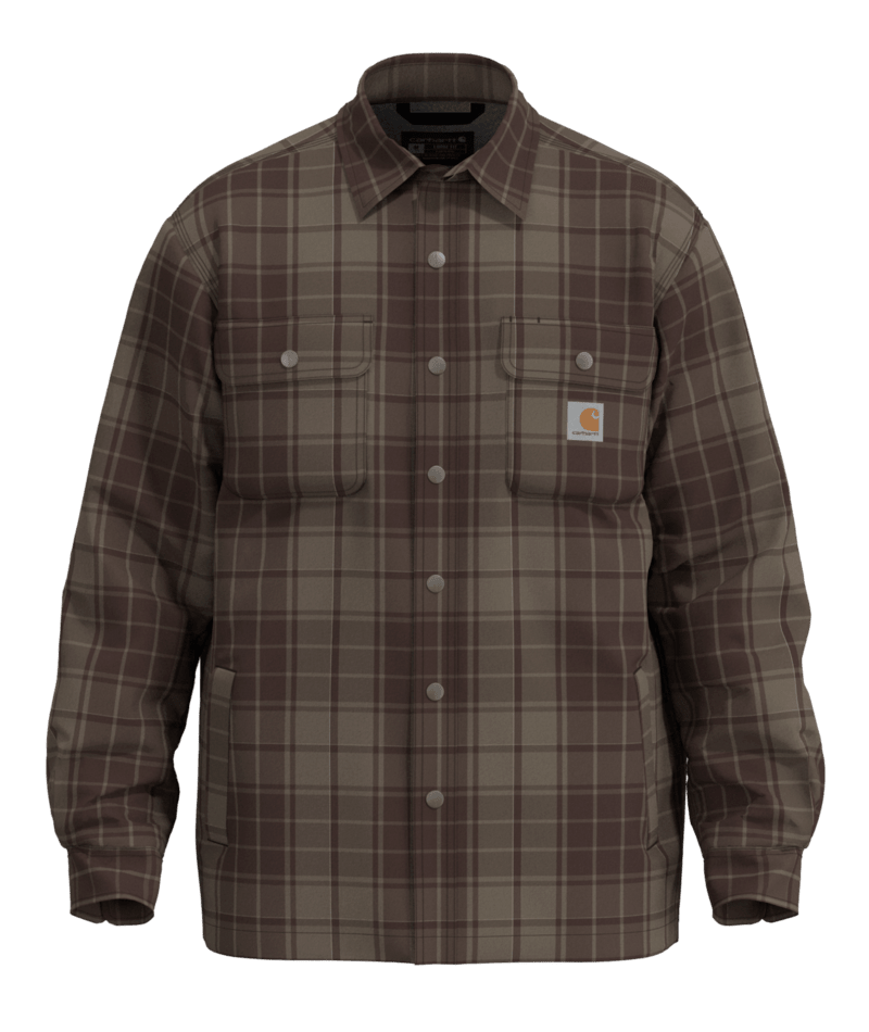 Hubbard Plaid Shirt Jac | Dark Clove