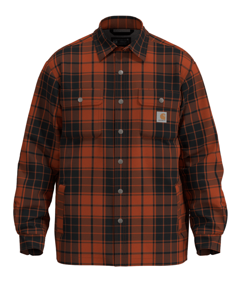 Hubbard Plaid Shirt Jac | Homestead Red
