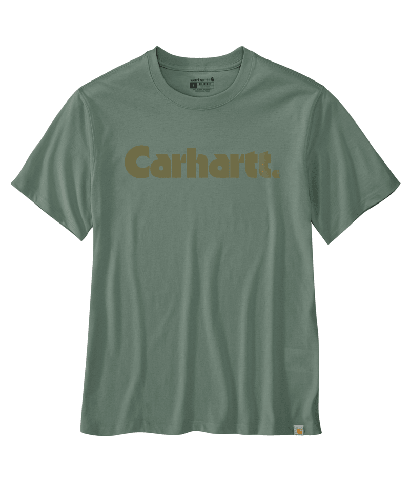 Men's Irvine Relaxed Logo T-Shirt | Green Slate