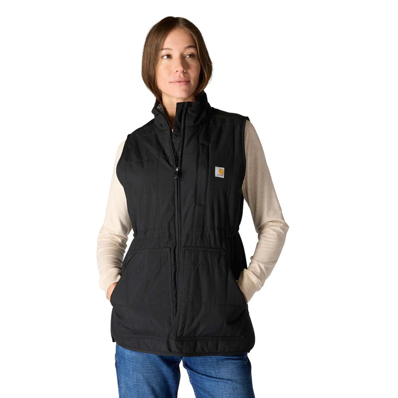 Women's Rockford Mock Neck Vest | Black