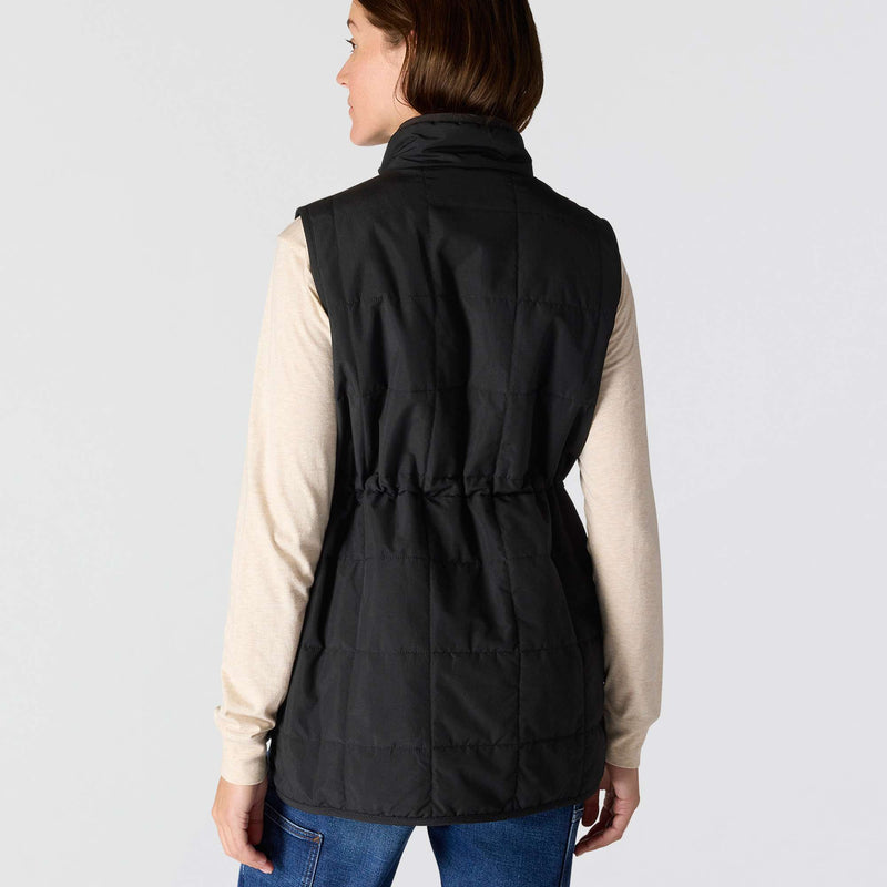 Women's Rockford Mock Neck Vest | Black