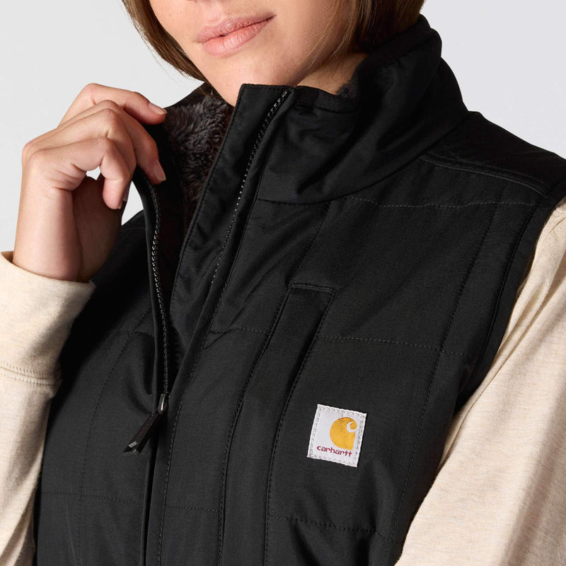 Women's Rockford Mock Neck Vest | Black