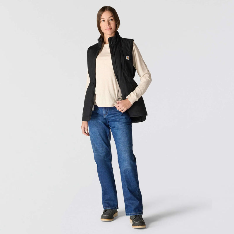 Women's Rockford Mock Neck Vest | Black