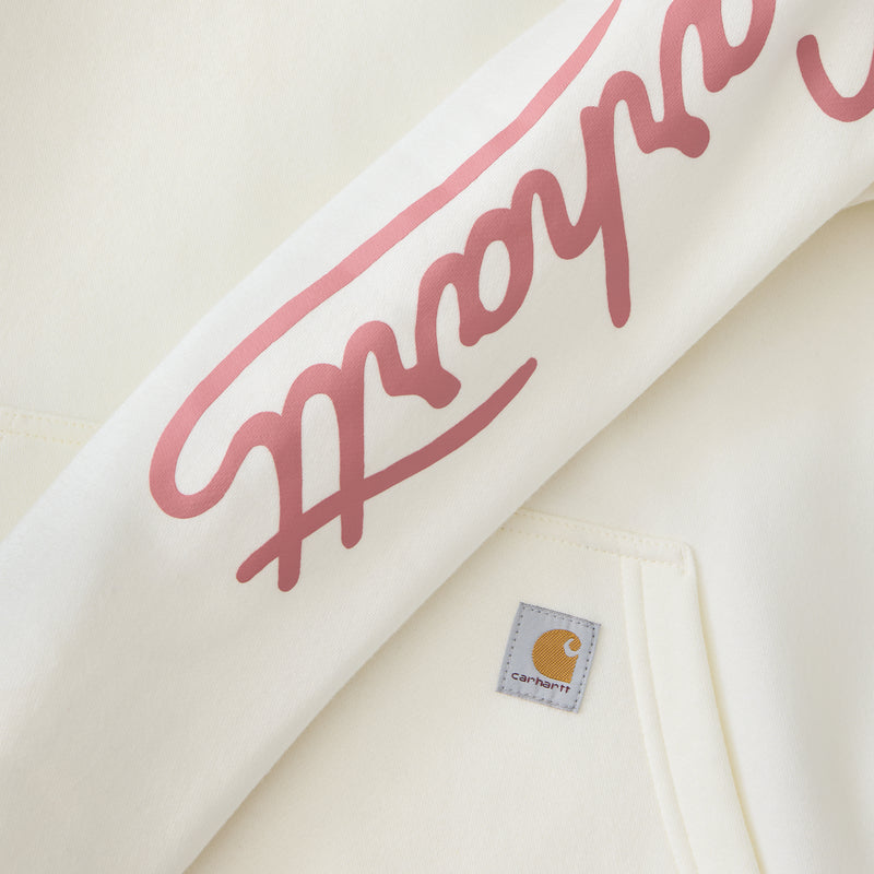 Women's Sawyer Script Logo Sleeve Sweatshirt | Eggshell