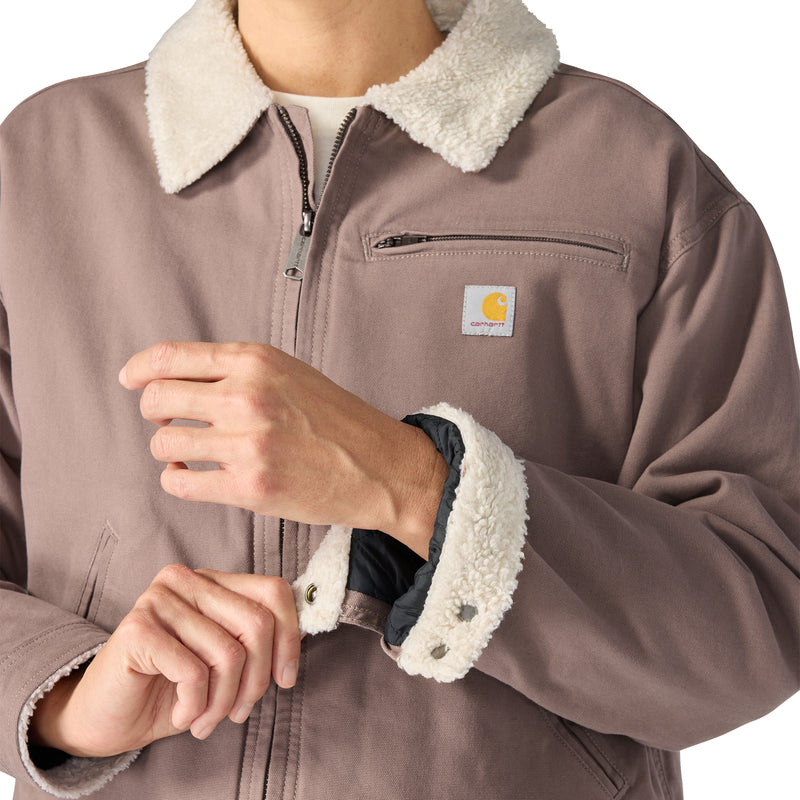 Women's Crawford Sherpa Detroit Jacket | Stone Brown